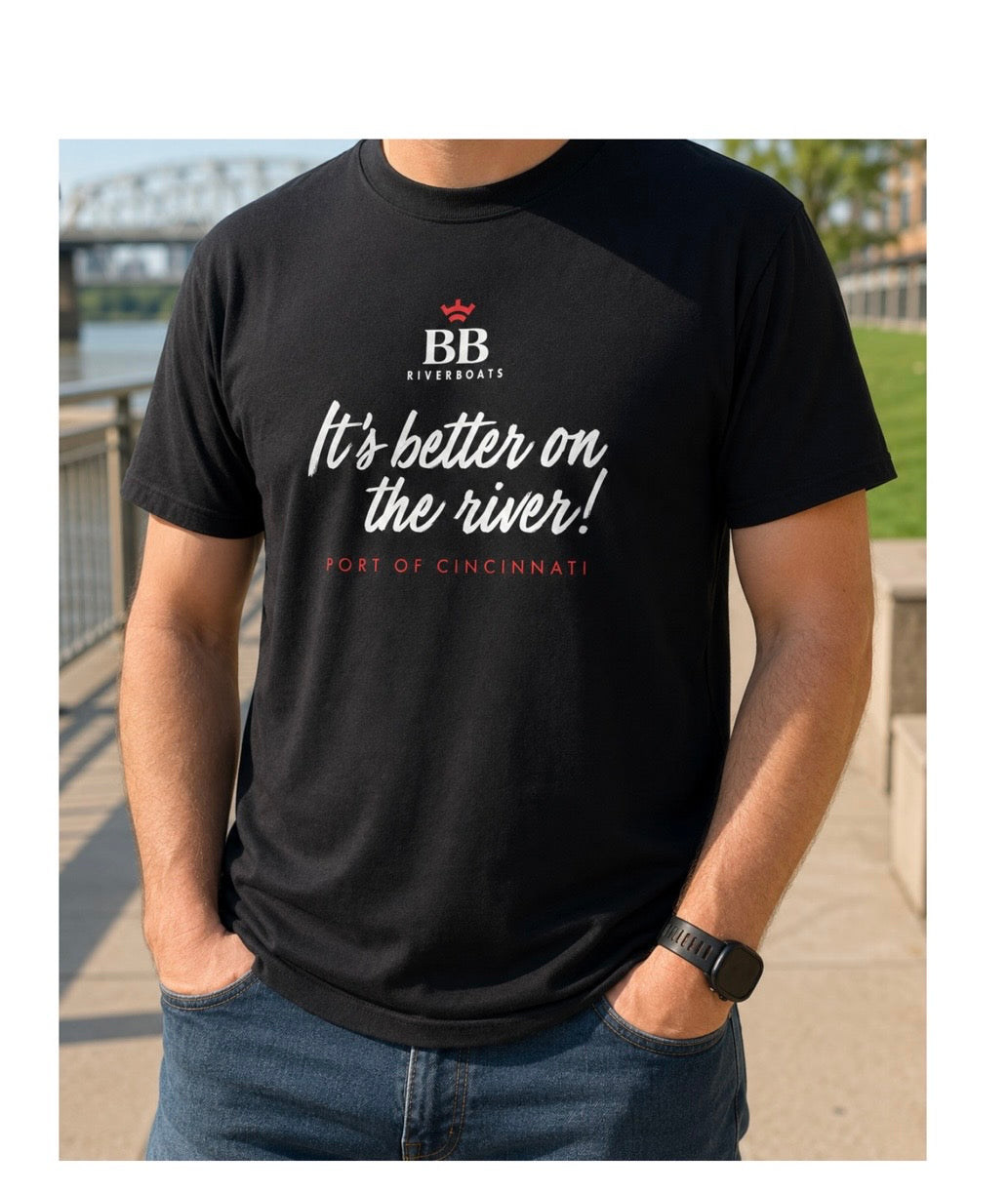 It's Better on the River-CREWNECK SWEATSHIRT