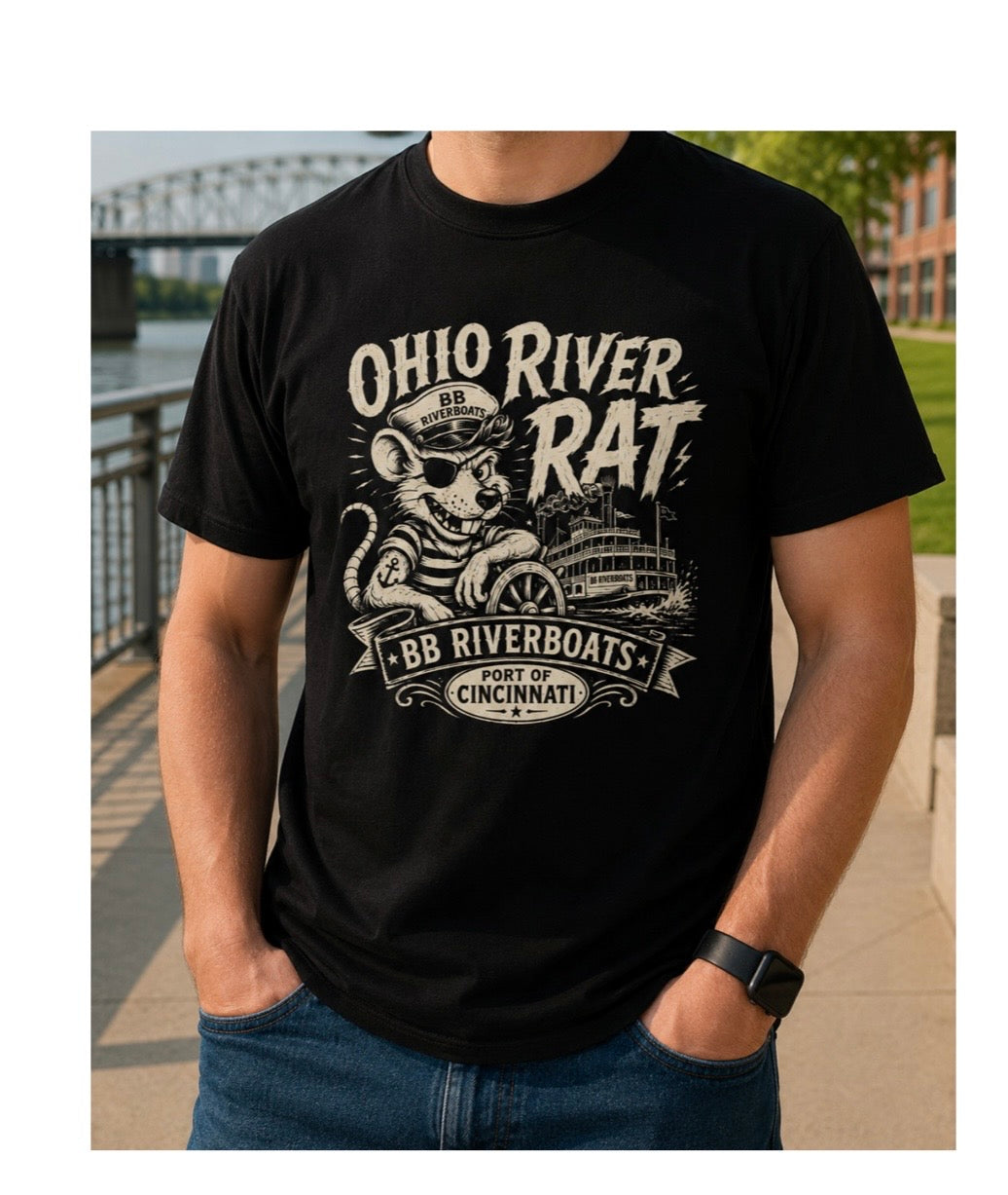 Ohio River Rat BB Riverboats-CREWNECK SWEATSHIRT